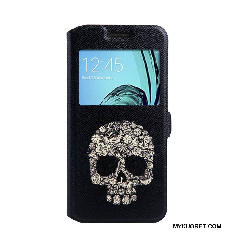 Kuori Samsung Galaxy A3 2016 Pehmeä Neste Puhelimen Kuoret Violetti, Kotelo Samsung Galaxy A3 2016 Maalaus Avaa Ikkuna