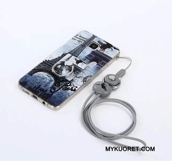 Kuori Samsung Galaxy A3 2016 Pehmeä Neste Sininen Puhelimen Kuoret, Kotelo Samsung Galaxy A3 2016 Silikoni