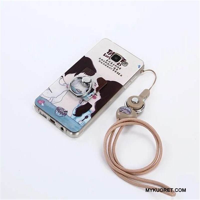 Kuori Samsung Galaxy A3 2016 Pehmeä Neste Sininen Puhelimen Kuoret, Kotelo Samsung Galaxy A3 2016 Silikoni