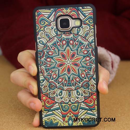 Kuori Samsung Galaxy A3 2016 Silikoni Kova Takakansi, Kotelo Samsung Galaxy A3 2016 Suojaus Pesty Suede Murtumaton