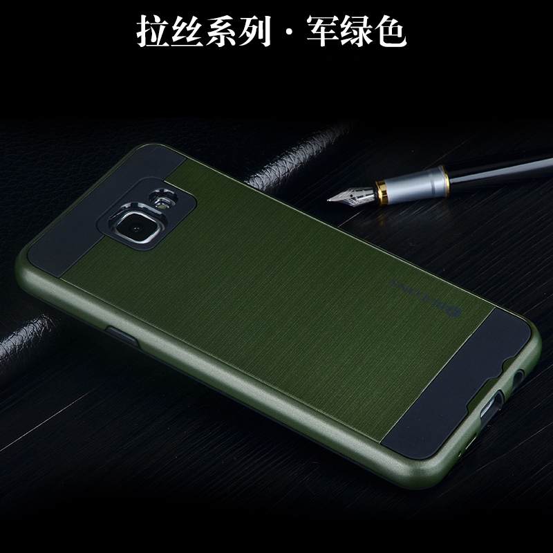 Kuori Samsung Galaxy A3 2016 Silikoni Uusi Murtumaton, Kotelo Samsung Galaxy A3 2016 Suojaus Kehys Hopea