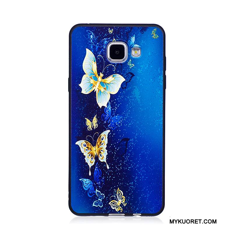 Kuori Samsung Galaxy A3 2016 Suojaus Puhelimen Kuoret Vihreä, Kotelo Samsung Galaxy A3 2016 Pehmeä Neste Trendi