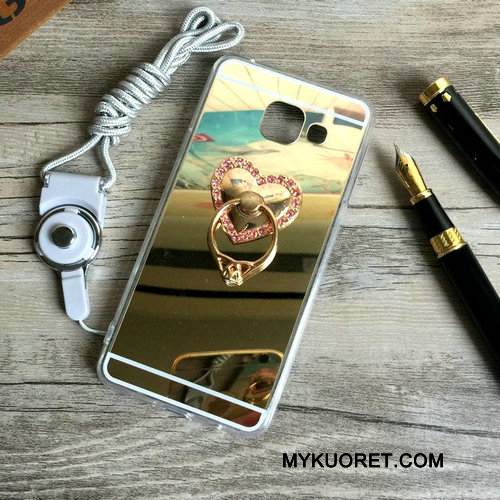 Kuori Samsung Galaxy A3 2016 Suojaus Ripustettavat Koristeet Peili, Kotelo Samsung Galaxy A3 2016 Tuki Jauhe Puhelimen Kuoret