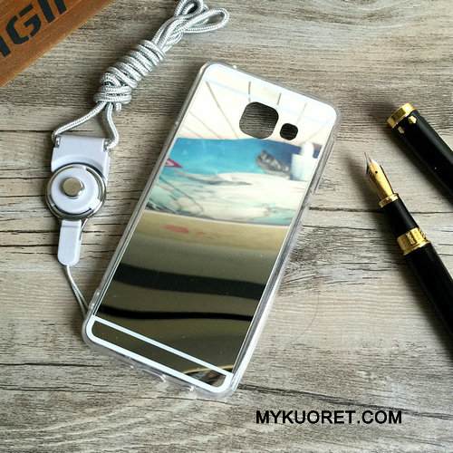 Kuori Samsung Galaxy A3 2016 Suojaus Ripustettavat Koristeet Peili, Kotelo Samsung Galaxy A3 2016 Tuki Jauhe Puhelimen Kuoret