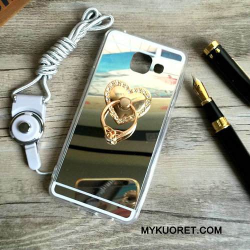 Kuori Samsung Galaxy A3 2016 Suojaus Ripustettavat Koristeet Peili, Kotelo Samsung Galaxy A3 2016 Tuki Jauhe Puhelimen Kuoret
