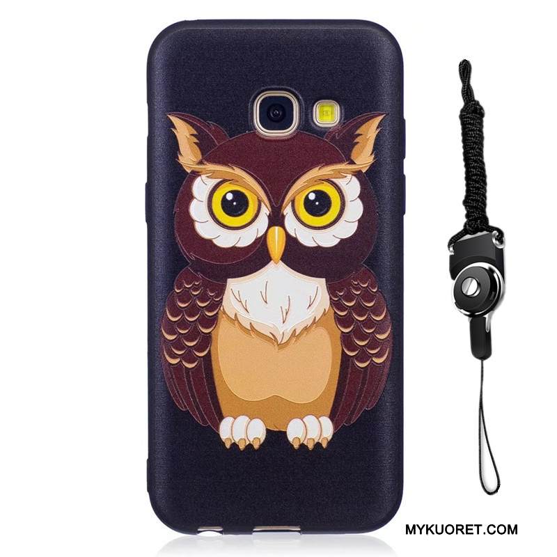 Kuori Samsung Galaxy A3 2017 Monivärinen Pesty Suede Puhelimen Kuoret, Kotelo Samsung Galaxy A3 2017 Suojaus