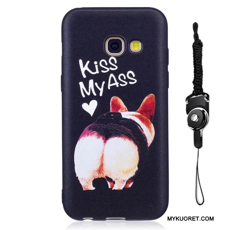 Kuori Samsung Galaxy A3 2017 Monivärinen Pesty Suede Puhelimen Kuoret, Kotelo Samsung Galaxy A3 2017 Suojaus