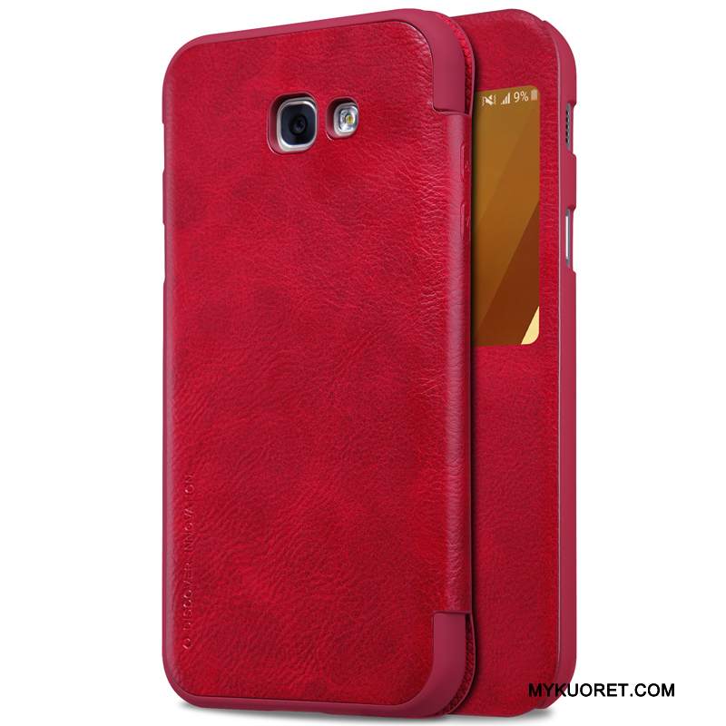 Kuori Samsung Galaxy A3 2017 Suojaus Puhelimen Kuoret Murtumaton, Kotelo Samsung Galaxy A3 2017 Kuoret Keltainen Kulta