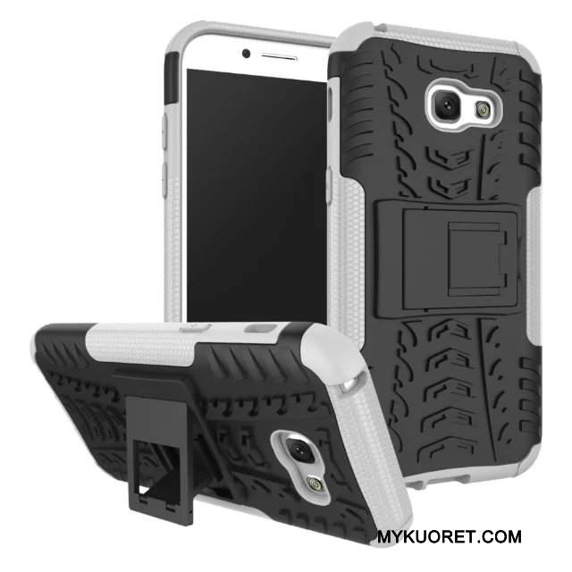 Kuori Samsung Galaxy A3 2017 Tuki Suuntaus Murtumaton, Kotelo Samsung Galaxy A3 2017 Laukut Violetti Puhelimen Kuoret