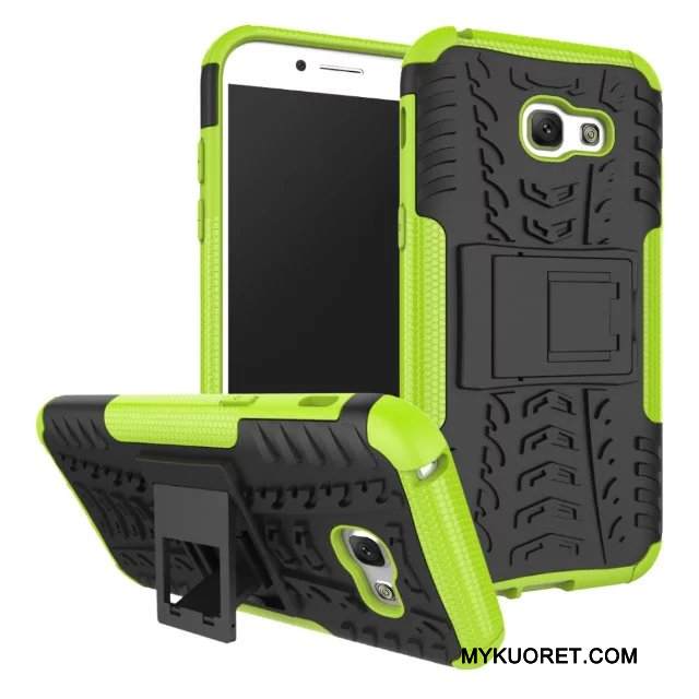 Kuori Samsung Galaxy A3 2017 Tuki Suuntaus Murtumaton, Kotelo Samsung Galaxy A3 2017 Laukut Violetti Puhelimen Kuoret