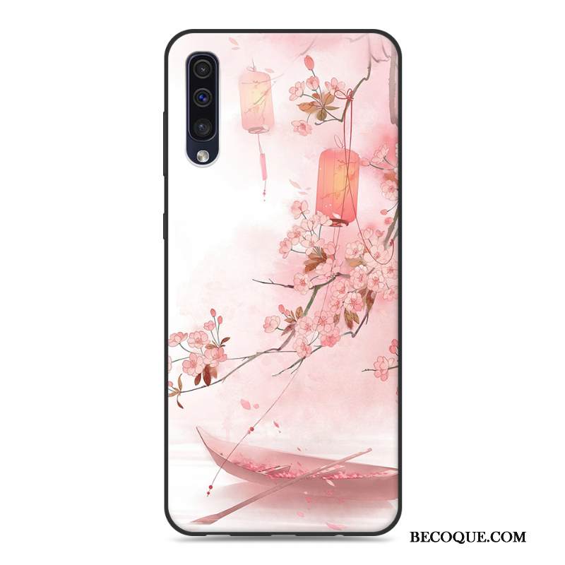 Kuori Samsung Galaxy A30s Luova Puhelimen Kuoret Persoonallisuus, Kotelo Samsung Galaxy A30s Suojaus Kiinalainen Tyyli Valkoinen