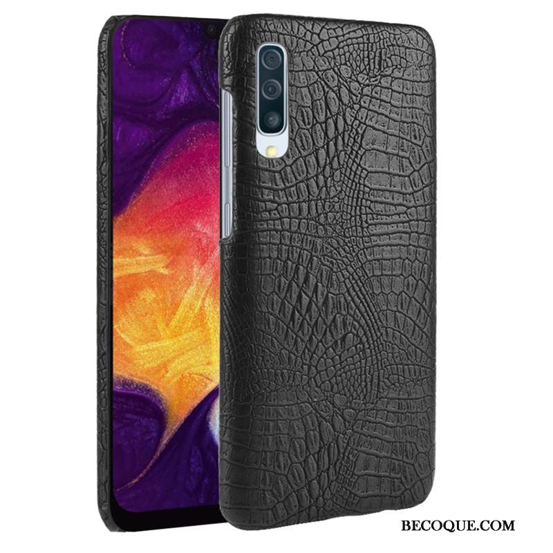 Kuori Samsung Galaxy A30s Nahka Kova Trendi, Kotelo Samsung Galaxy A30s Laukut Puhelimen Kuoret Krokotiili
