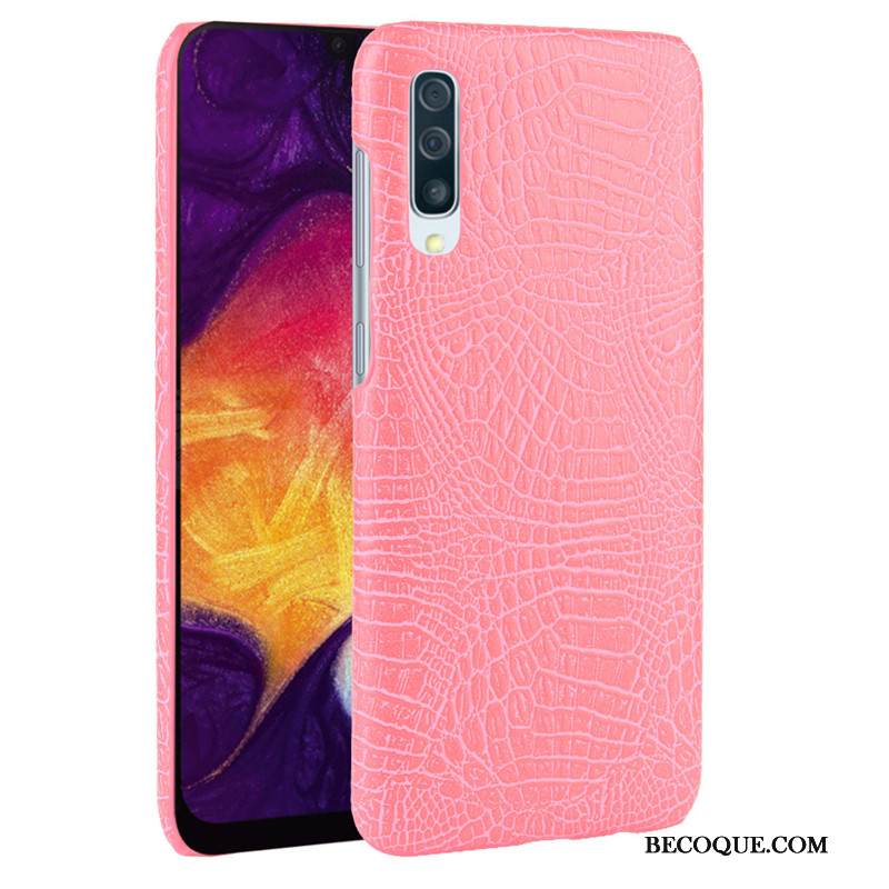 Kuori Samsung Galaxy A30s Nahka Kova Trendi, Kotelo Samsung Galaxy A30s Laukut Puhelimen Kuoret Krokotiili