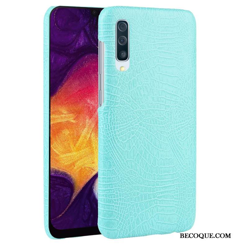 Kuori Samsung Galaxy A30s Nahka Kova Trendi, Kotelo Samsung Galaxy A30s Laukut Puhelimen Kuoret Krokotiili