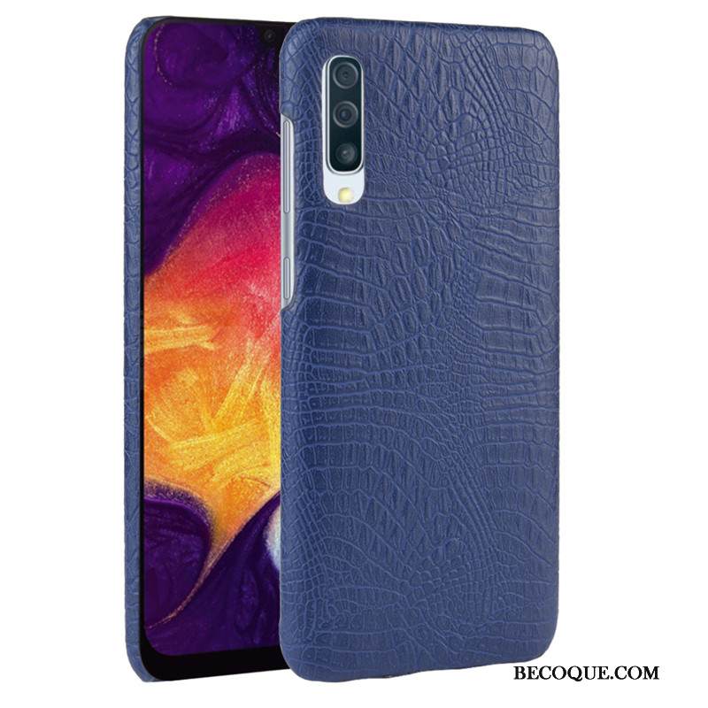 Kuori Samsung Galaxy A30s Nahka Kova Trendi, Kotelo Samsung Galaxy A30s Laukut Puhelimen Kuoret Krokotiili