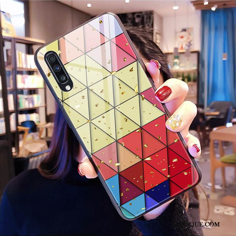 Kuori Samsung Galaxy A30s Net Red Puhelimen Kuoret, Kotelo Samsung Galaxy A30s Persoonallisuus Lasi