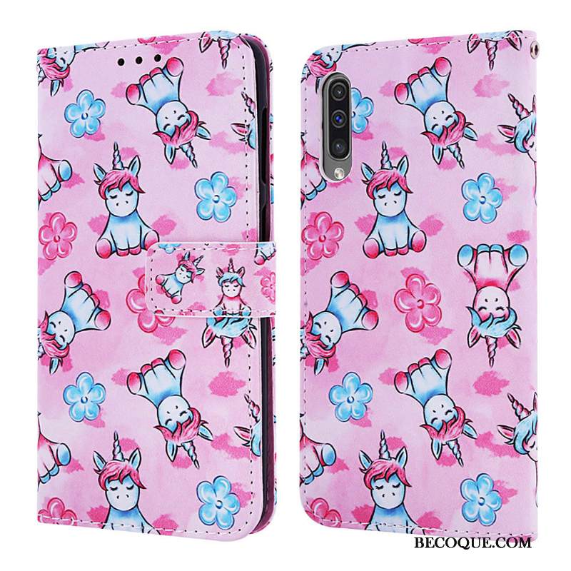 Kuori Samsung Galaxy A30s Pehmeä Neste Kortti Persoonallisuus, Kotelo Samsung Galaxy A30s Nahka Musta