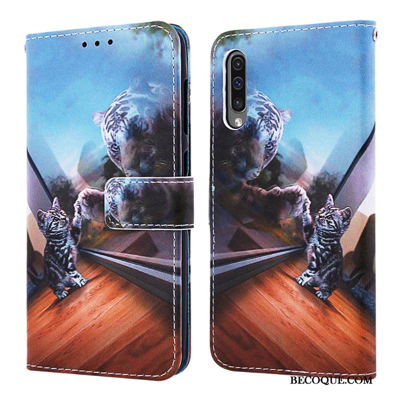 Kuori Samsung Galaxy A30s Pehmeä Neste Kortti Persoonallisuus, Kotelo Samsung Galaxy A30s Nahka Musta