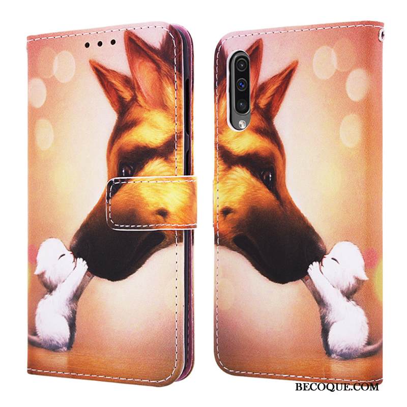 Kuori Samsung Galaxy A30s Pehmeä Neste Kortti Persoonallisuus, Kotelo Samsung Galaxy A30s Nahka Musta