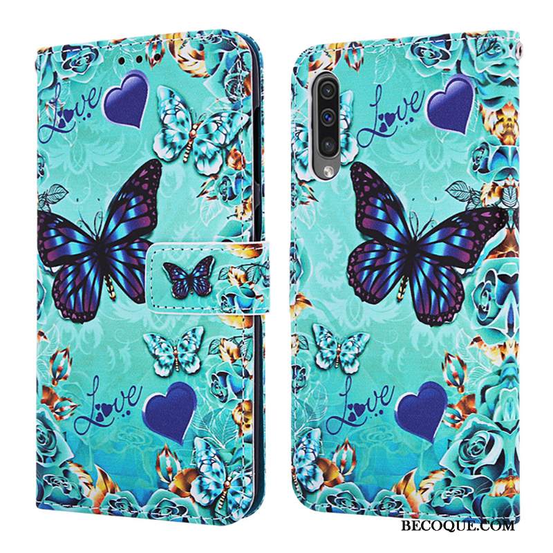 Kuori Samsung Galaxy A30s Pehmeä Neste Kortti Persoonallisuus, Kotelo Samsung Galaxy A30s Nahka Musta