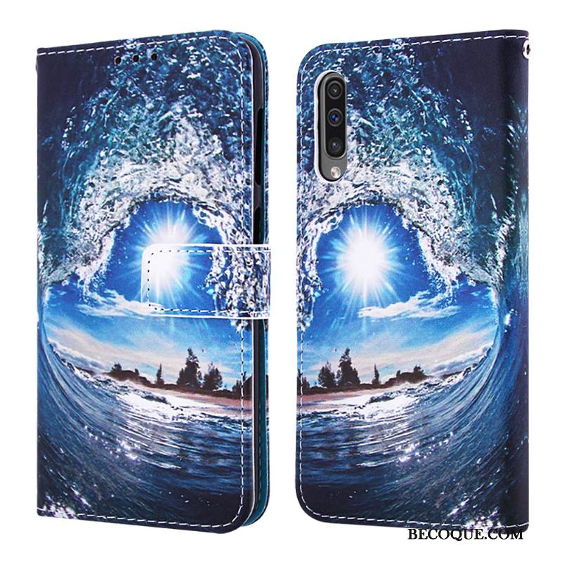 Kuori Samsung Galaxy A30s Pehmeä Neste Kortti Persoonallisuus, Kotelo Samsung Galaxy A30s Nahka Musta