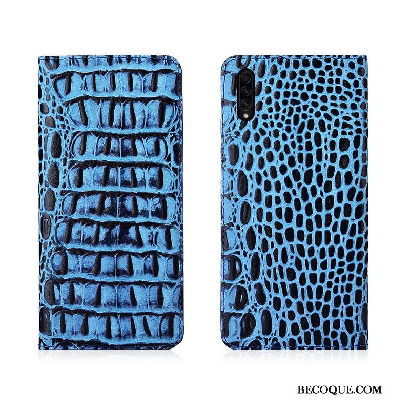 Kuori Samsung Galaxy A30s Pehmeä Neste Murtumaton Pesty Suede, Kotelo Samsung Galaxy A30s Nahka Sininen Tide-brändi