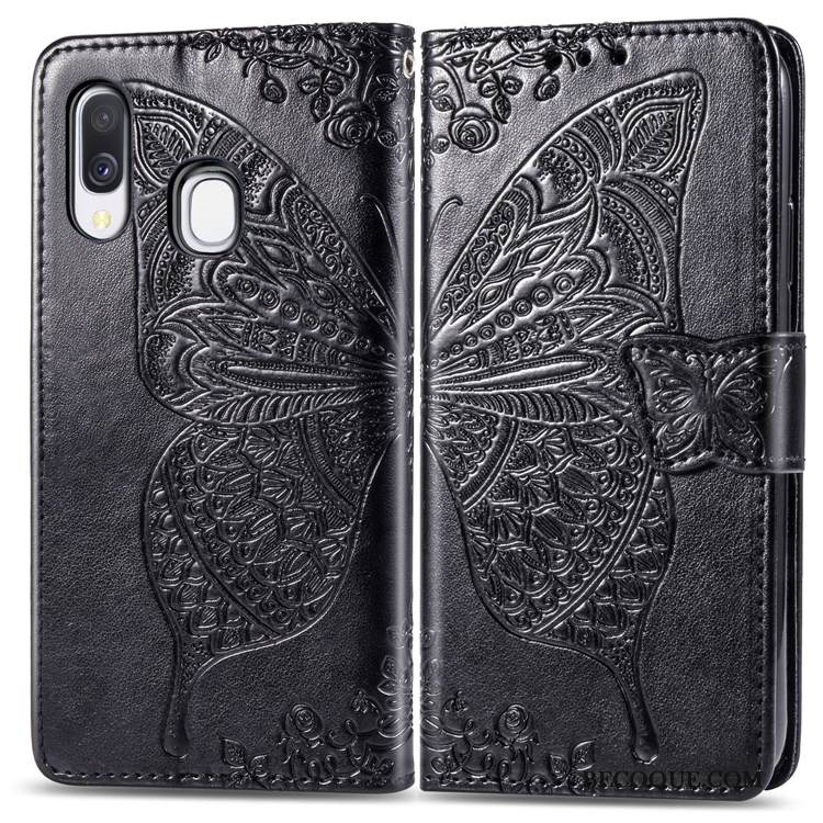 Kuori Samsung Galaxy A40 Kuoret Murtumaton Puhelimen Kuoret, Kotelo Samsung Galaxy A40 Silikoni Ripustettavat Koristeet Kukka