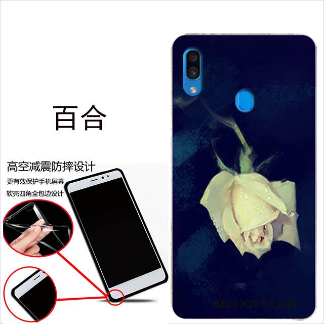 Kuori Samsung Galaxy A40 Pehmeä Neste Violetti, Kotelo Samsung Galaxy A40 Suojaus