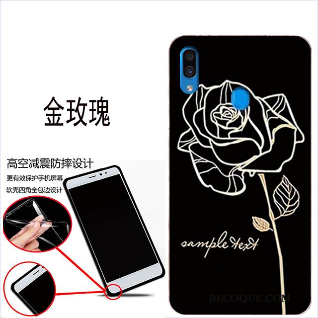 Kuori Samsung Galaxy A40 Pehmeä Neste Violetti, Kotelo Samsung Galaxy A40 Suojaus