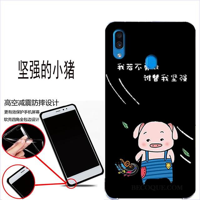 Kuori Samsung Galaxy A40 Pehmeä Neste Violetti, Kotelo Samsung Galaxy A40 Suojaus