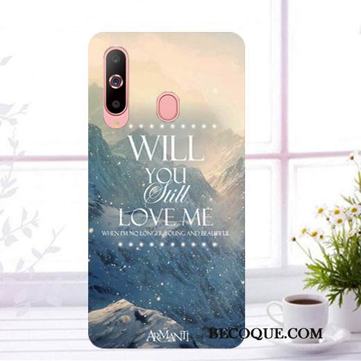 Kuori Samsung Galaxy A40s Maalaus Puhelimen Kuoret Sininen, Kotelo Samsung Galaxy A40s Suojaus