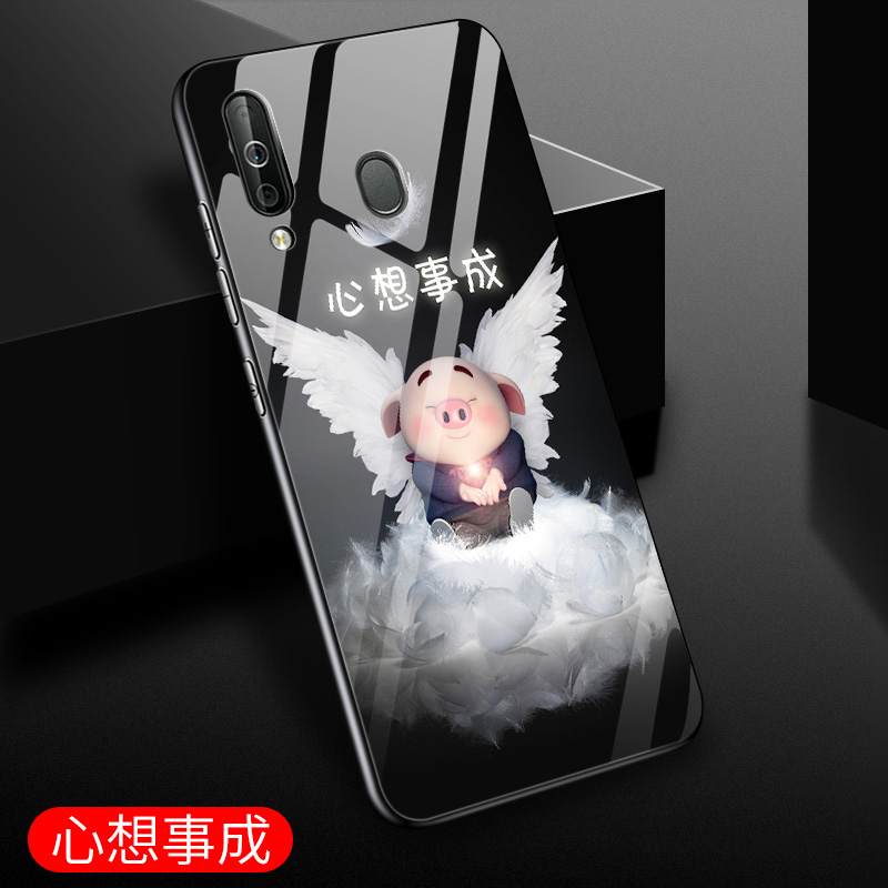 Kuori Samsung Galaxy A40s Pehmeä Neste Murtumaton Puhelimen Kuoret, Kotelo Samsung Galaxy A40s Laukut Lasi Pieni