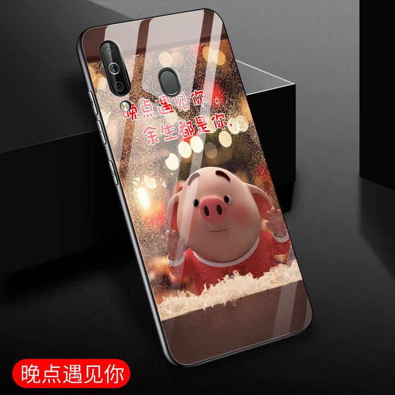 Kuori Samsung Galaxy A40s Pehmeä Neste Murtumaton Puhelimen Kuoret, Kotelo Samsung Galaxy A40s Laukut Lasi Pieni