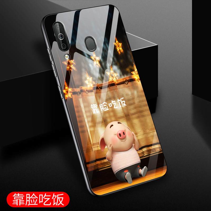 Kuori Samsung Galaxy A40s Pehmeä Neste Murtumaton Puhelimen Kuoret, Kotelo Samsung Galaxy A40s Laukut Lasi Pieni