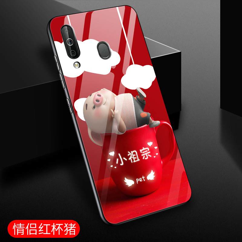 Kuori Samsung Galaxy A40s Pehmeä Neste Murtumaton Puhelimen Kuoret, Kotelo Samsung Galaxy A40s Laukut Lasi Pieni