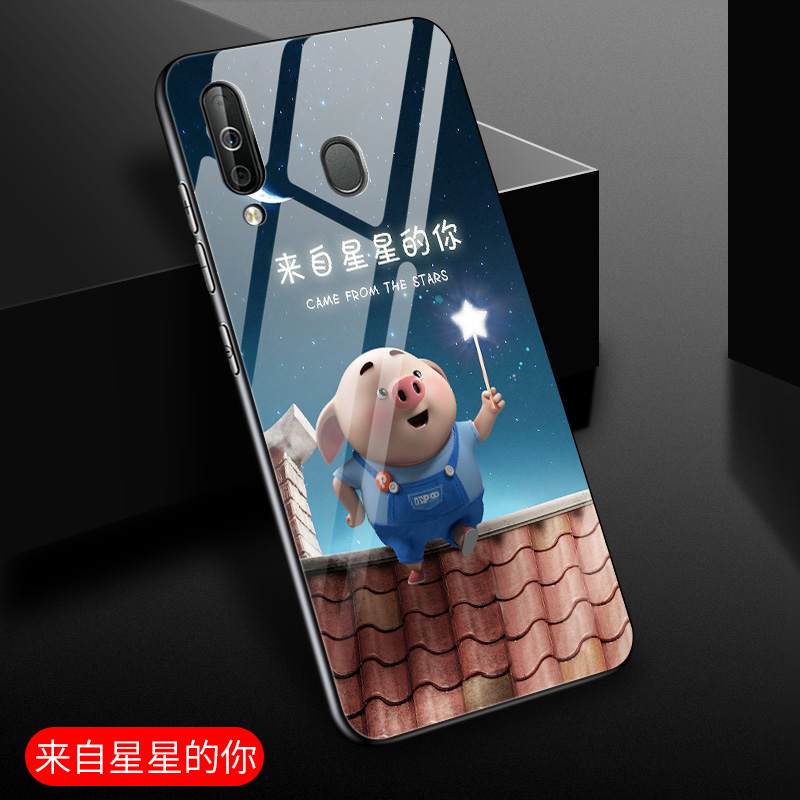 Kuori Samsung Galaxy A40s Pehmeä Neste Murtumaton Puhelimen Kuoret, Kotelo Samsung Galaxy A40s Laukut Lasi Pieni