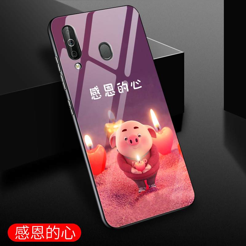 Kuori Samsung Galaxy A40s Pehmeä Neste Murtumaton Puhelimen Kuoret, Kotelo Samsung Galaxy A40s Laukut Lasi Pieni