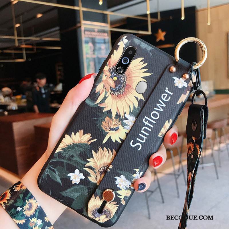 Kuori Samsung Galaxy A40s Suojaus Murtumaton Puhelimen Kuoret, Kotelo Samsung Galaxy A40s Musta Ripustettavat Koristeet