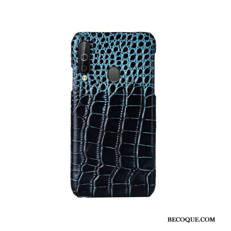 Kuori Samsung Galaxy A40s Tila Lehmä Kukkakuvio, Kotelo Samsung Galaxy A40s Nahka Takakansi Murtumaton