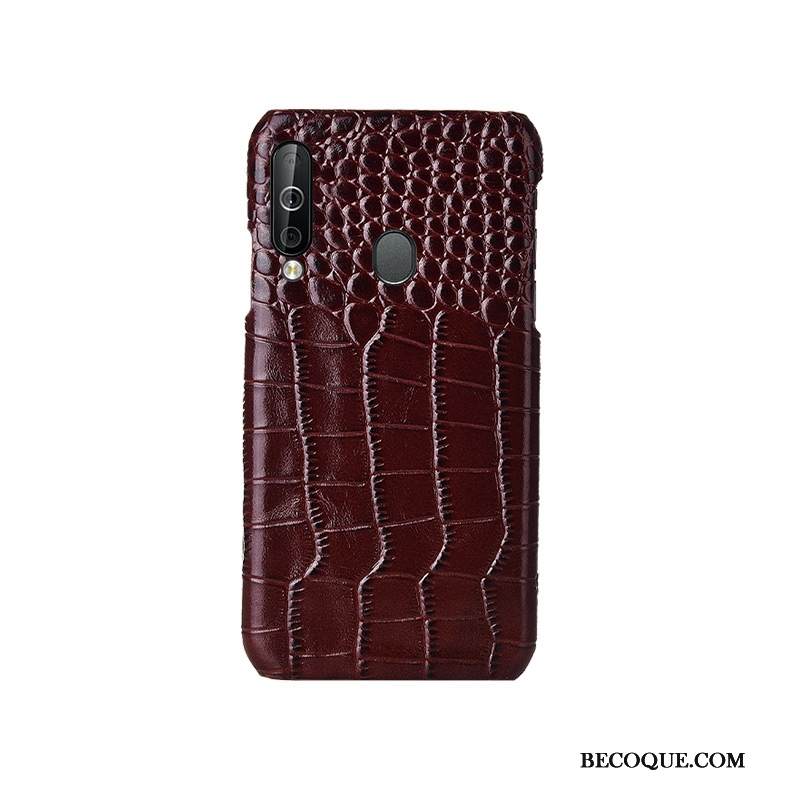 Kuori Samsung Galaxy A40s Tila Lehmä Kukkakuvio, Kotelo Samsung Galaxy A40s Nahka Takakansi Murtumaton