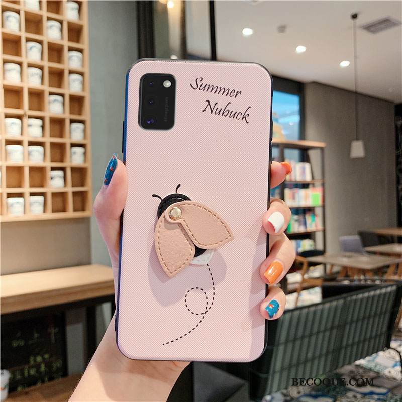 Kuori Samsung Galaxy A41 Luova Pieni Net Red, Kotelo Samsung Galaxy A41 Laukut Sininen Puhelimen Kuoret