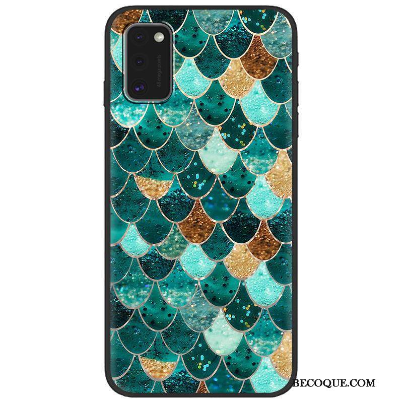 Kuori Samsung Galaxy A41 Luova Vihreä Trendi, Kotelo Samsung Galaxy A41 Pehmeä Neste Puhelimen Kuoret Pesty Suede