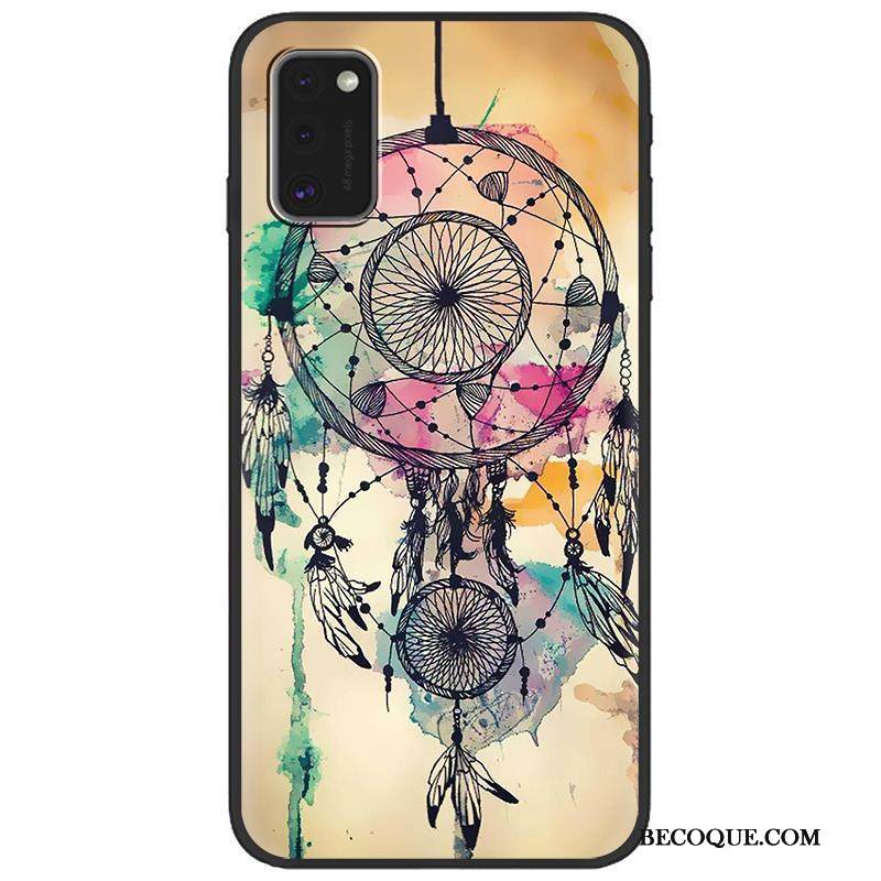 Kuori Samsung Galaxy A41 Luova Vihreä Trendi, Kotelo Samsung Galaxy A41 Pehmeä Neste Puhelimen Kuoret Pesty Suede