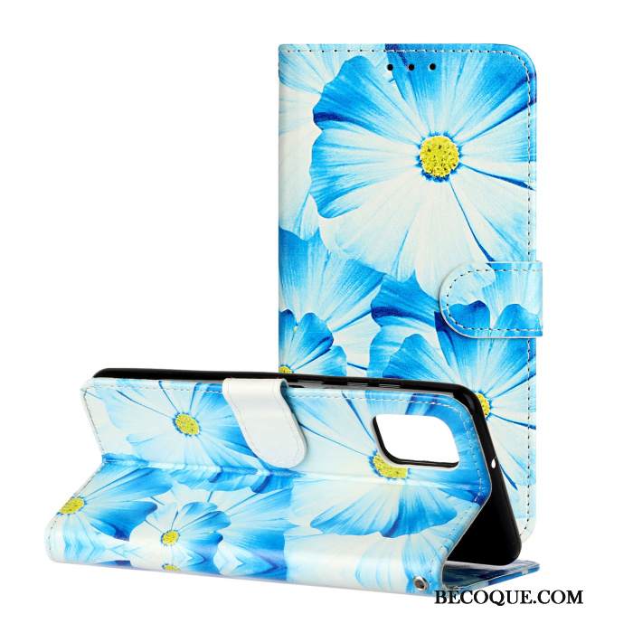 Kuori Samsung Galaxy A41 Nahka Ihana Puhelimen Kuoret, Kotelo Samsung Galaxy A41 Laukut Musta Trendi