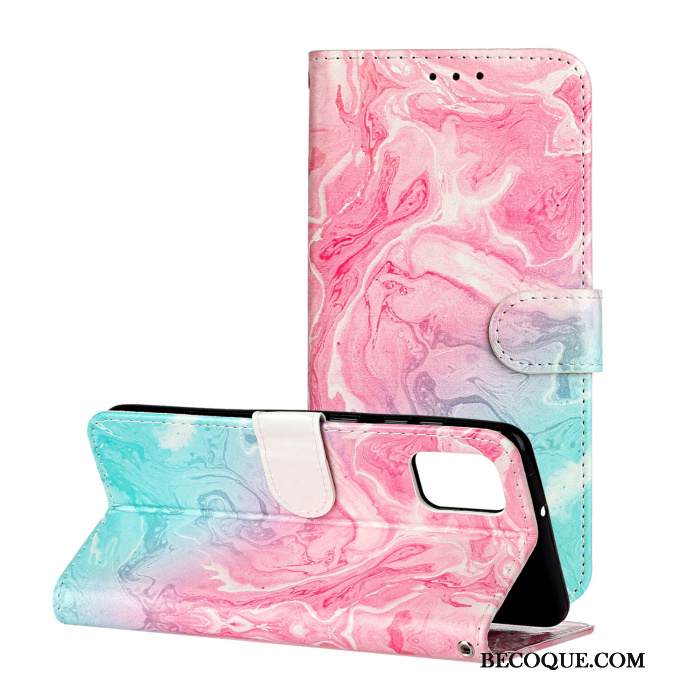 Kuori Samsung Galaxy A41 Nahka Ihana Puhelimen Kuoret, Kotelo Samsung Galaxy A41 Laukut Musta Trendi