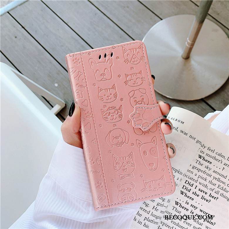 Kuori Samsung Galaxy A41 Suojaus Murtumaton Keltainen, Kotelo Samsung Galaxy A41 Nahka Kissa Puhelimen Kuoret