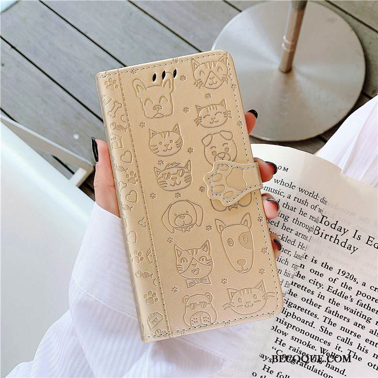 Kuori Samsung Galaxy A41 Suojaus Murtumaton Keltainen, Kotelo Samsung Galaxy A41 Nahka Kissa Puhelimen Kuoret