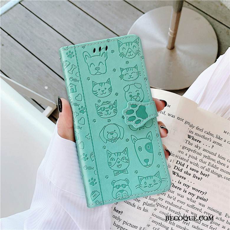 Kuori Samsung Galaxy A41 Suojaus Murtumaton Keltainen, Kotelo Samsung Galaxy A41 Nahka Kissa Puhelimen Kuoret