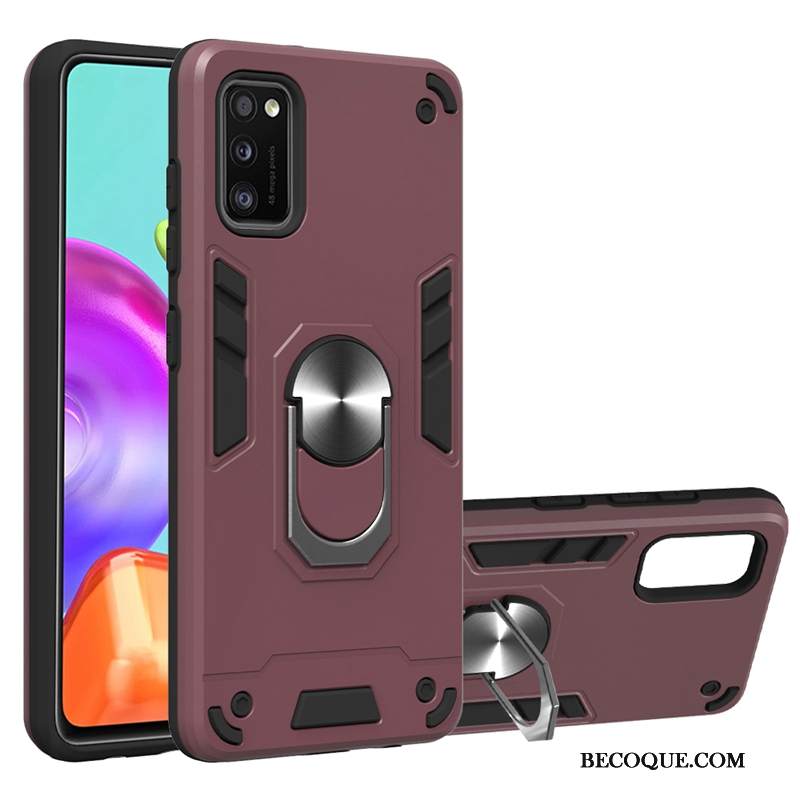 Kuori Samsung Galaxy A41 Tuki Puhelimen Kuoret Auto, Kotelo Samsung Galaxy A41 Suojaus Paksut Liukumaton