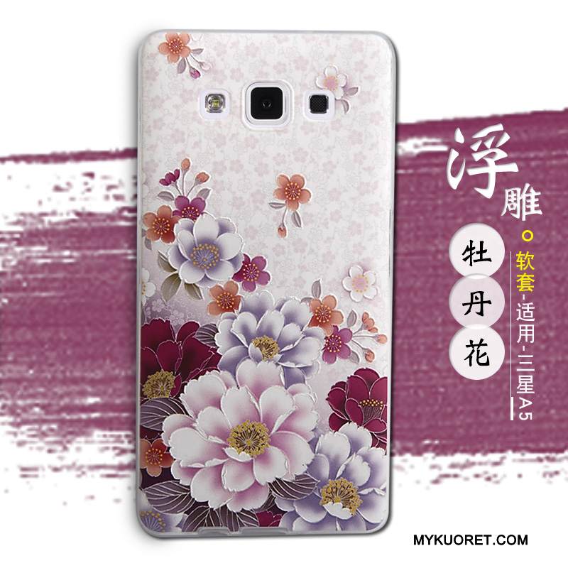 Kuori Samsung Galaxy A5 2015 Pehmeä Neste Murtumaton Ihana, Kotelo Samsung Galaxy A5 2015 Silikoni Sininen